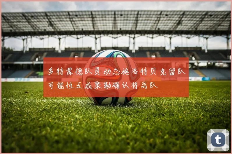 多特蒙德队员动态施洛特贝克留队可能性五成聚勒确认将离队